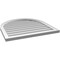 Ekena Millwork Round Top Surface Mount PVC Gable Vent w/ 2"W x 1-1/2"P Brickmould Frame, 30"W x 30"H GVPRT30X3002SN - alternate 2